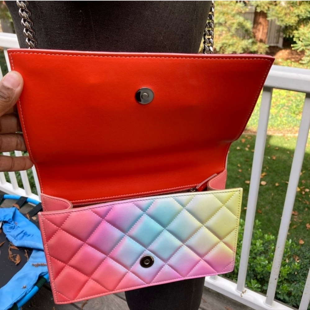 Alexander McQueen Jewelled Ombré Leather Satchel Bag - Picture 7 of 12